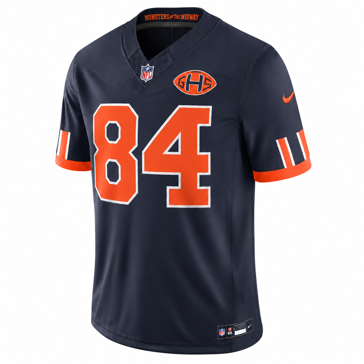 Men's Colston Loveland #84 Navy Chicago Bears 2026 Rivalries Collection Stitched Limited Football Jersey