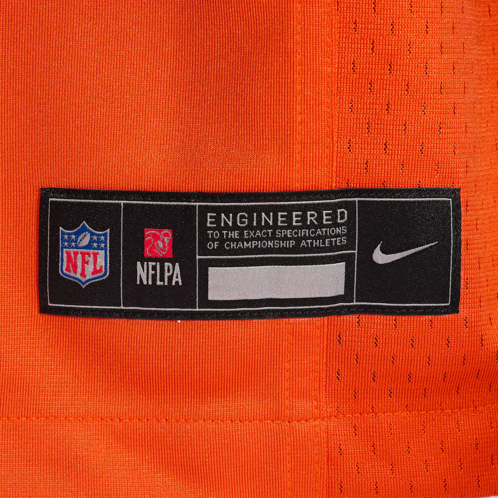 Men's Caleb Williams Orange Chicago Bears Alternate Player Game Jersey