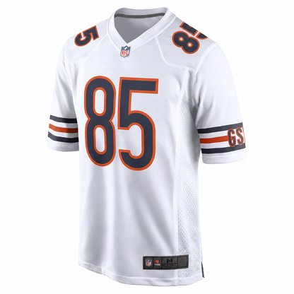 Chicago Bears Game Road Jersey - White - Cole Kmet