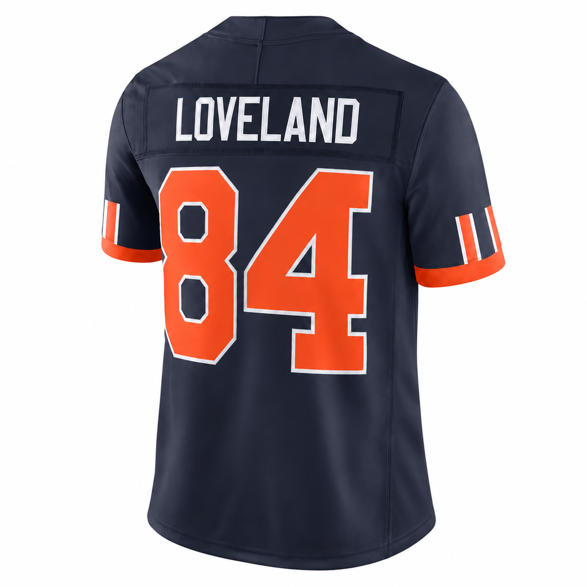 Men's Colston Loveland #84 Navy Chicago Bears 2026 Rivalries Collection Stitched Limited Football Jersey