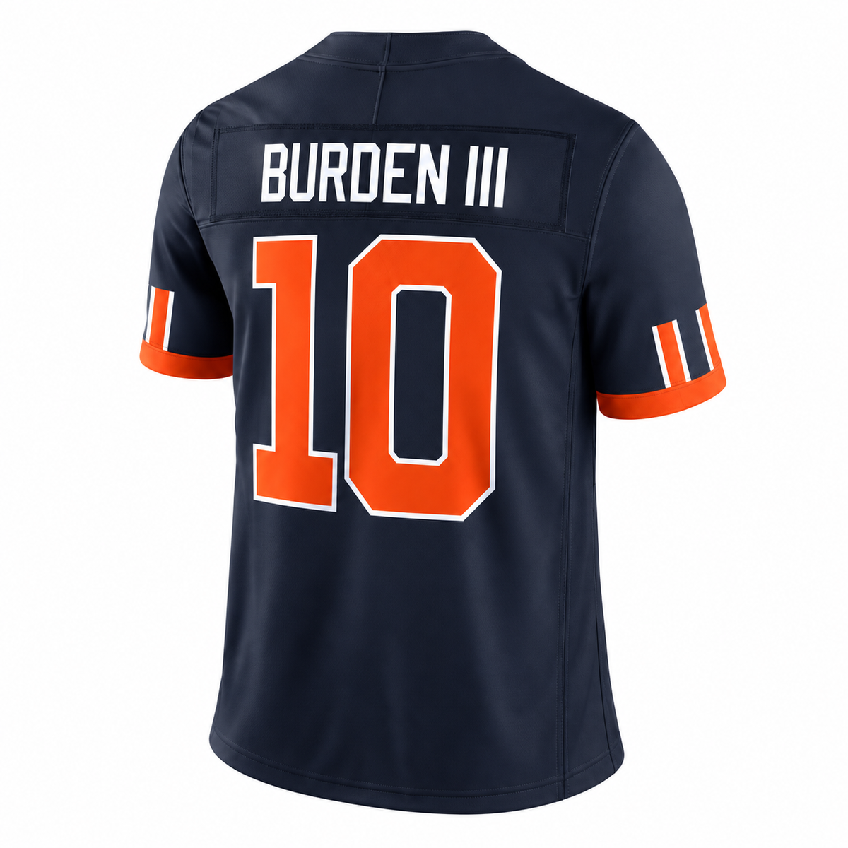 Men's Luther Burden III #10 Navy Chicago Bears 2026 Rivalries Collection Stitched Limited Football Jersey