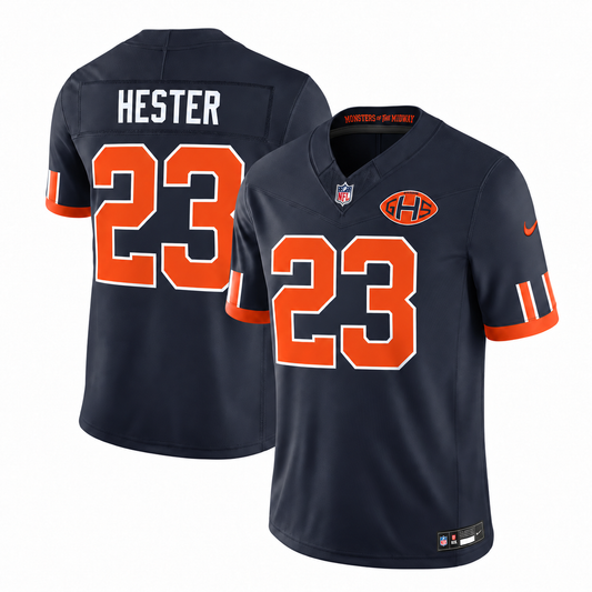 Men's Devin Hester #23 Navy Chicago Bears 2026 Rivalries Collection Stitched Limited Football Jersey