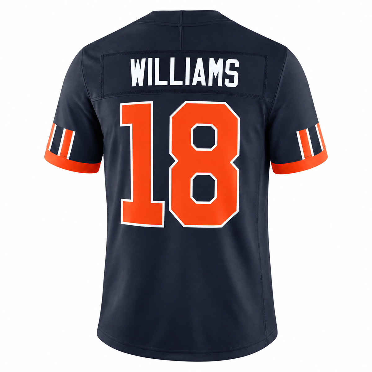 Men's Caleb Williams #18 Navy Chicago Bears 2026 Rivalries Collection Stitched Limited Football Jersey