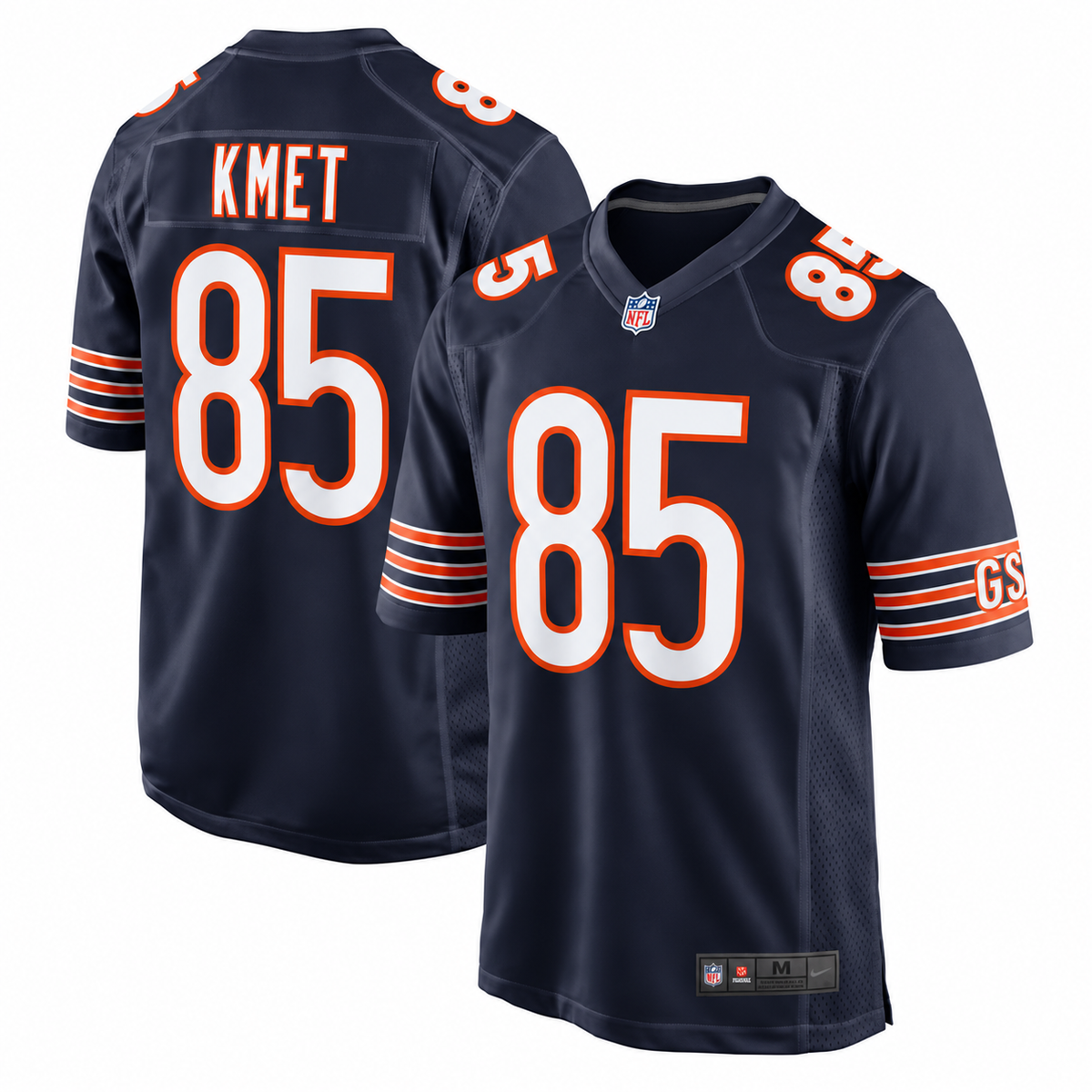Chicago Bears Cole Kmet Navy Home Football Jersey - Men's
