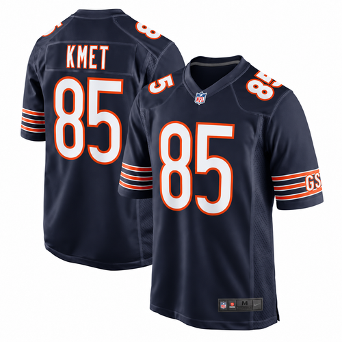 Chicago Bears Cole Kmet Navy Home Football Jersey - Men's