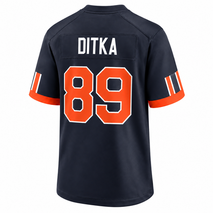 Men's Mike Ditka #89 Navy Chicago Bears 2026 Rivalries Collection Stitched Limited Football Jersey
