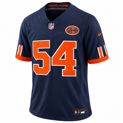 Men's Brian Urlacher #54 Navy Chicago Bears 2026 Rivalries Collection Stitched Limited Football Jersey