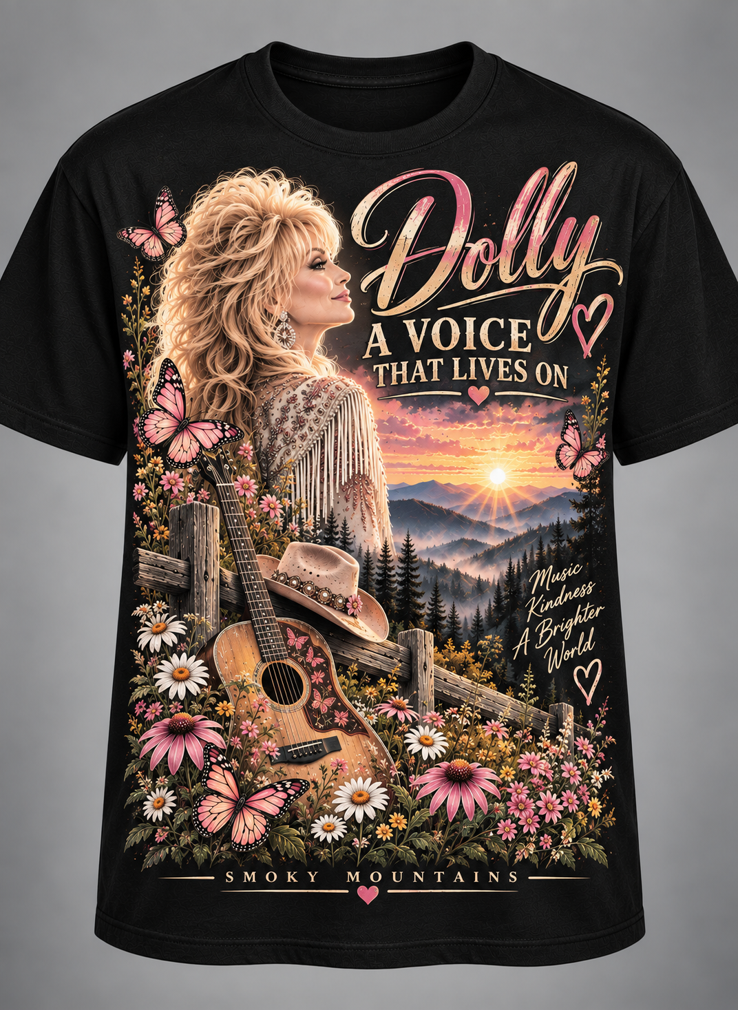 Forever in Our Hearts – A Voice That Lives On Country Tribute Tee