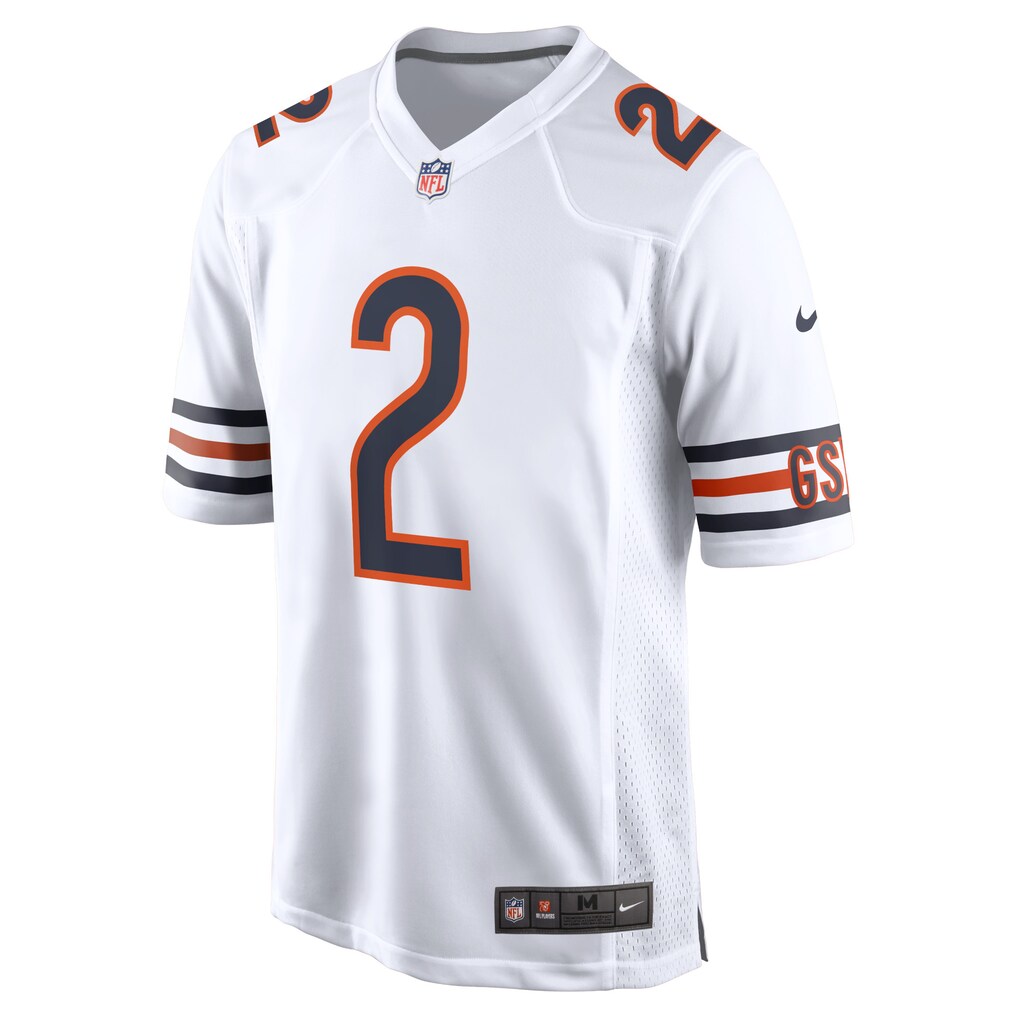 Chicago Bears Game Road Jersey - White - D.J. Moore