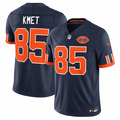 Men's Cole Kmet #85 Navy Chicago Bears 2026 Rivalries Collection Stitched Limited Football Jersey