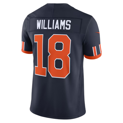 Men's Caleb Williams Chicago Bears 2026 Rivalries Collection Stitched Limited Jersey - Navy