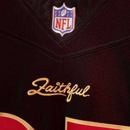Men's Fred Warner San Francisco 49ers Rivalries Collection Stitched Limited Jersey - Black
