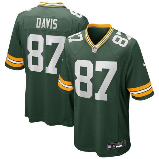 Men's Green Bay Packers Willie Davis Green Game Retired Player Jersey