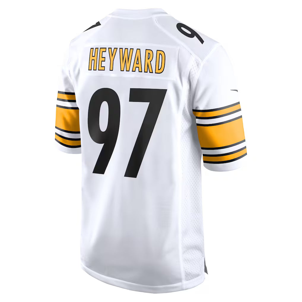 Pittsburgh Steelers Cameron Heyward White Road Game Jersey - Men's