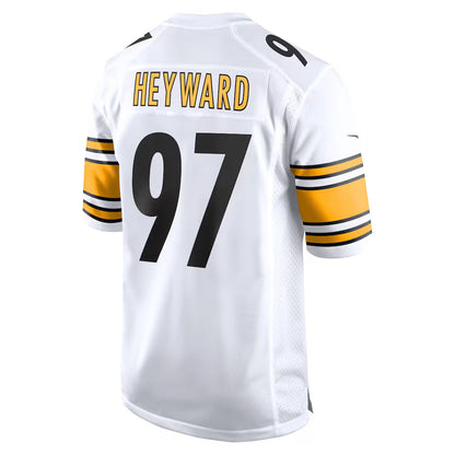 Pittsburgh Steelers Cameron Heyward White Road Game Jersey - Men's