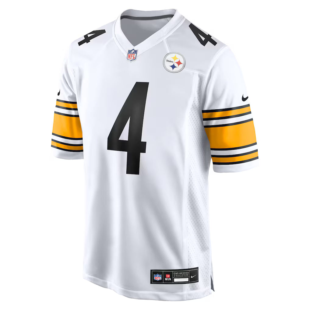 Pittsburgh Steelers DK Metcalf White Road Game Jersey - Men's